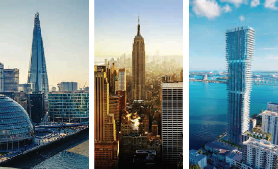 London, New York & Miami